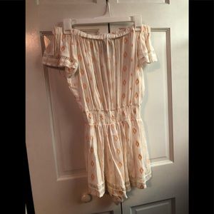 off the shoulder romper